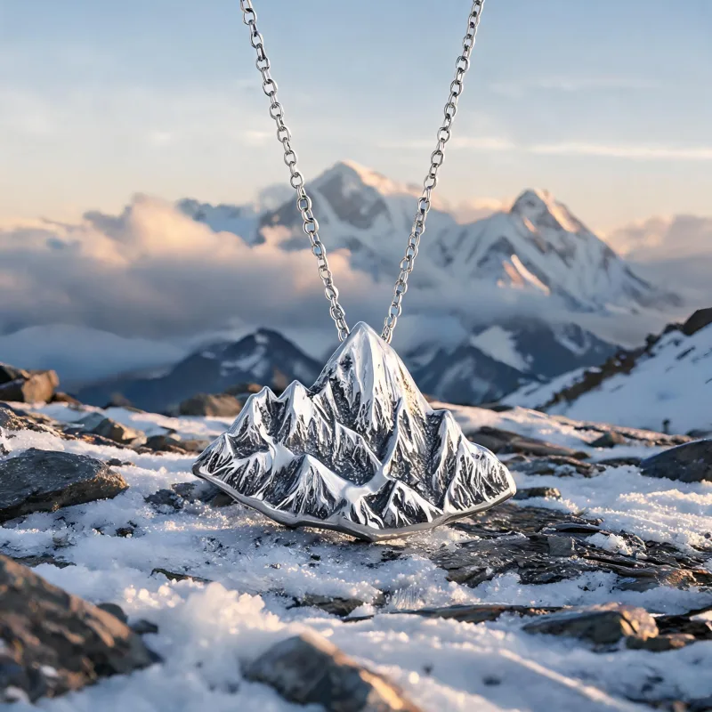 Everest Summit Spirit Jewelry Courage Charm Lucky Protection Pendant Necklaces