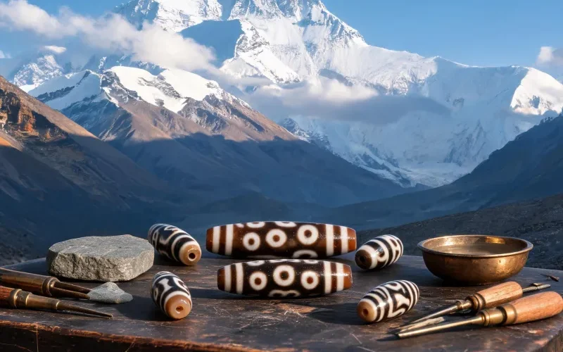 Chomolungma Cultural Heritage & Traditional Craft of Tibetan Dzi Talismans