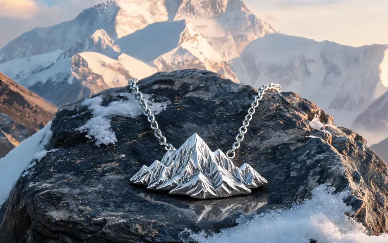Collectible Chomolungma Craft Courage Pendant Heritage Luck Mountain Symbol Necklace