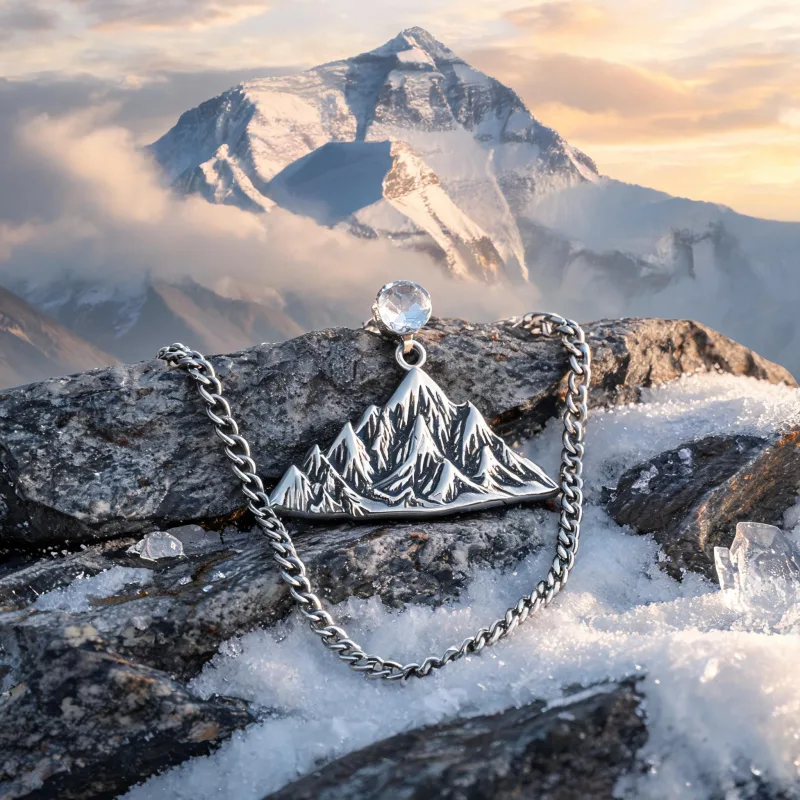 Everest Summit Spirit Sacred Totem Jewelry Courage Luck Protection Pendant Necklaces