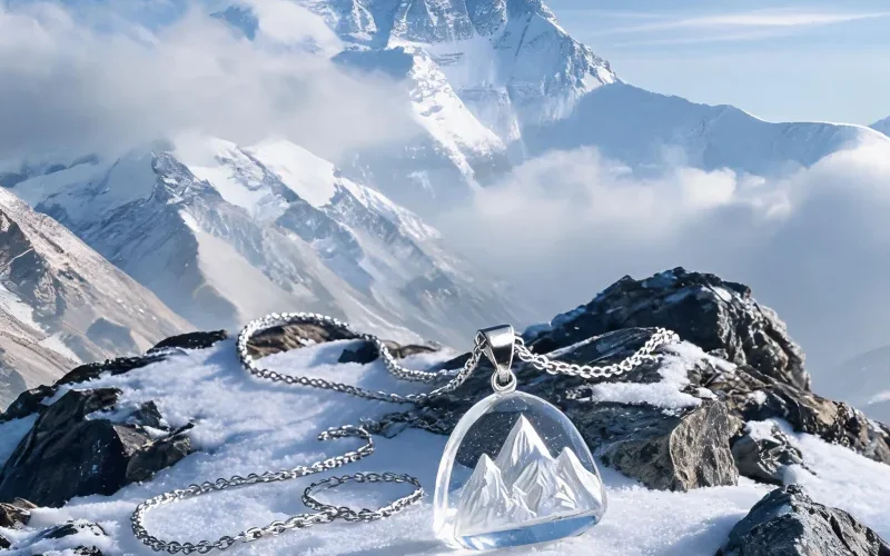 Overcome Fear Everest Courage Necklace Summit Spirit Sacred Totem Luck Pendant