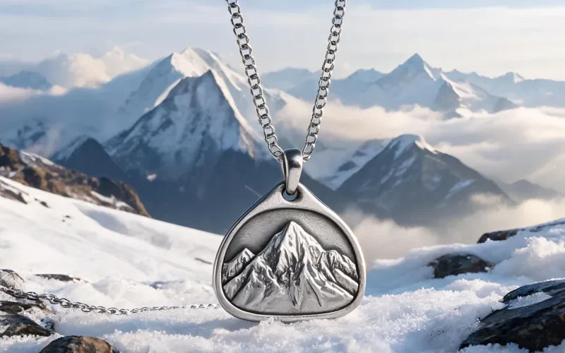 Mount Everest Courage Luck Necklace Summit Spirit Sacred Totem Protection Pendant
