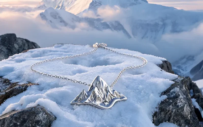 Everest Summit Spirit Lucky Pendant Courage Mountain Symbol Spiritual Necklace