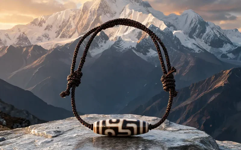Spiritual Dzi Totem Jewelry Sacred Symbol Good Luck Charm Necklaces for Men Women