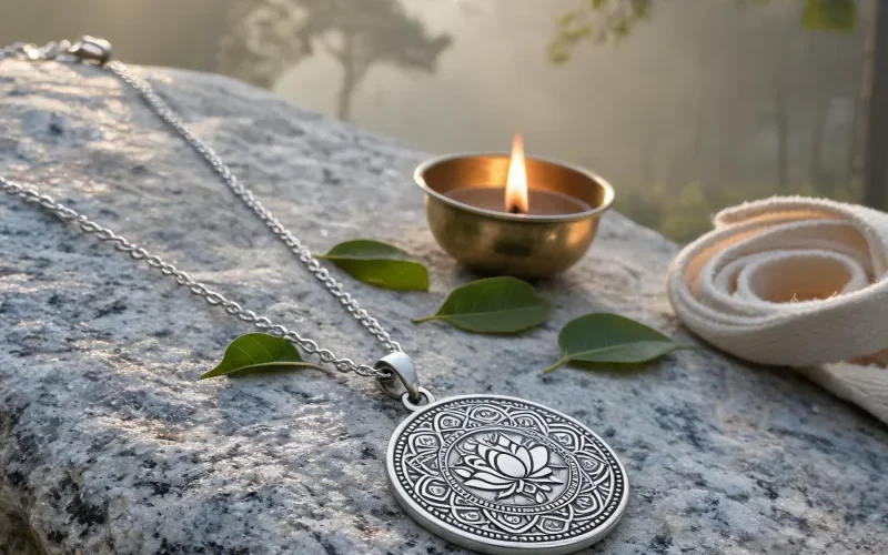 Everest Talisman Luck Jewelry Mindfulness Ritual Pendant for Yoga Meditation Lovers