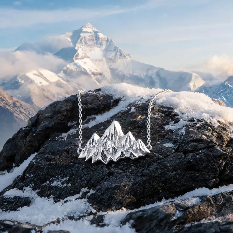 Authentic Himalayan Everest Spirit Pendant Good Luck Courage Mountain Talisman