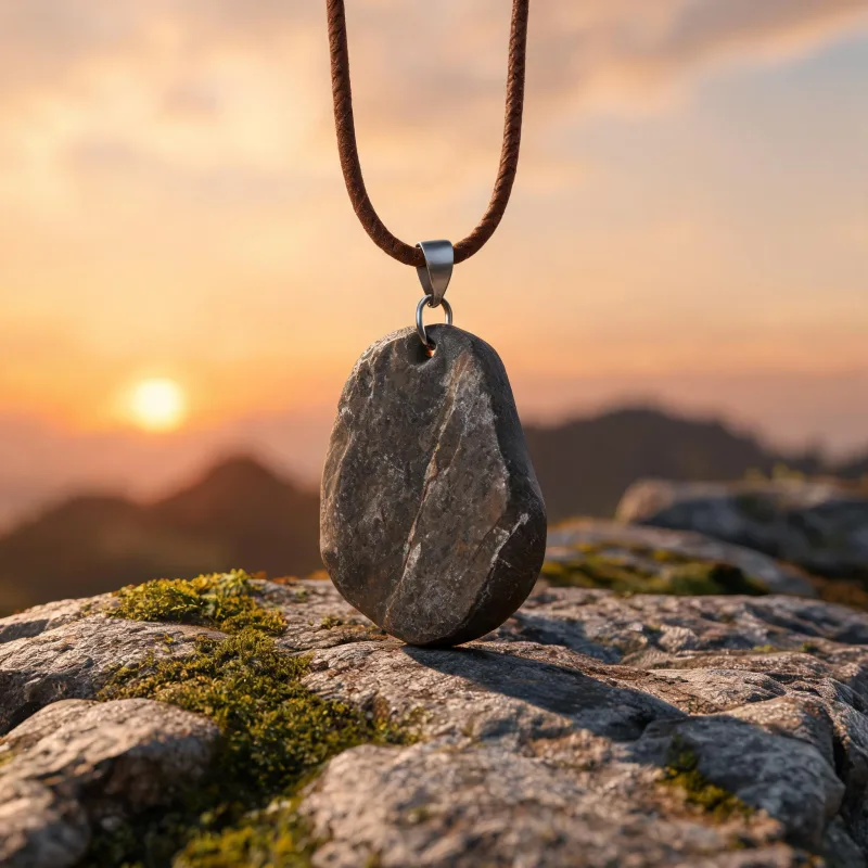 Powerful Grounding Stone Talisman Pendant Courage Charm Earth Energy Luck Jewelry