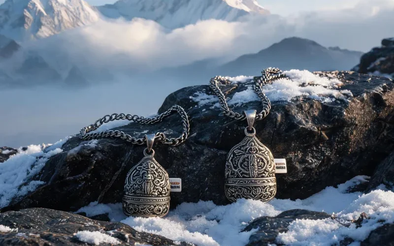 Premium Chomolungma Heritage Jewelry Hand Craft Courage Protection Luck Pendant Necklaces