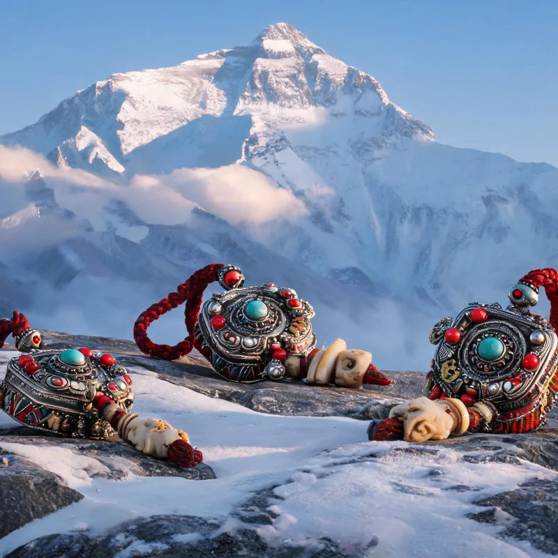 Preserving Chomolungma Heritage: Handmade Himalayan Spiritual Craft Talismans