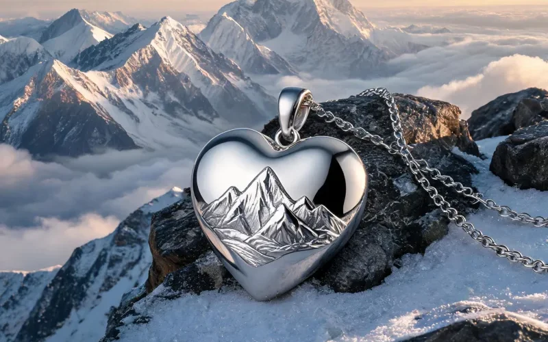 Mountain Persistence Courage Pendant Everest Summit Spirit Protection Talisman Jewelry