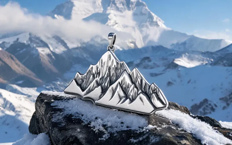 Marathon & Challenge Gift Everest Spirit Necklace Summit Courage Protection Symbol