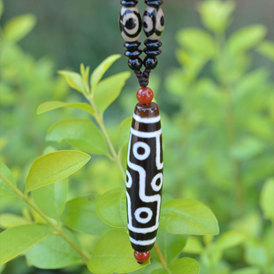 Lightweight Daily Carry Dzi Totem Pendant Sacred Symbol Positive Energy Protection Necklace