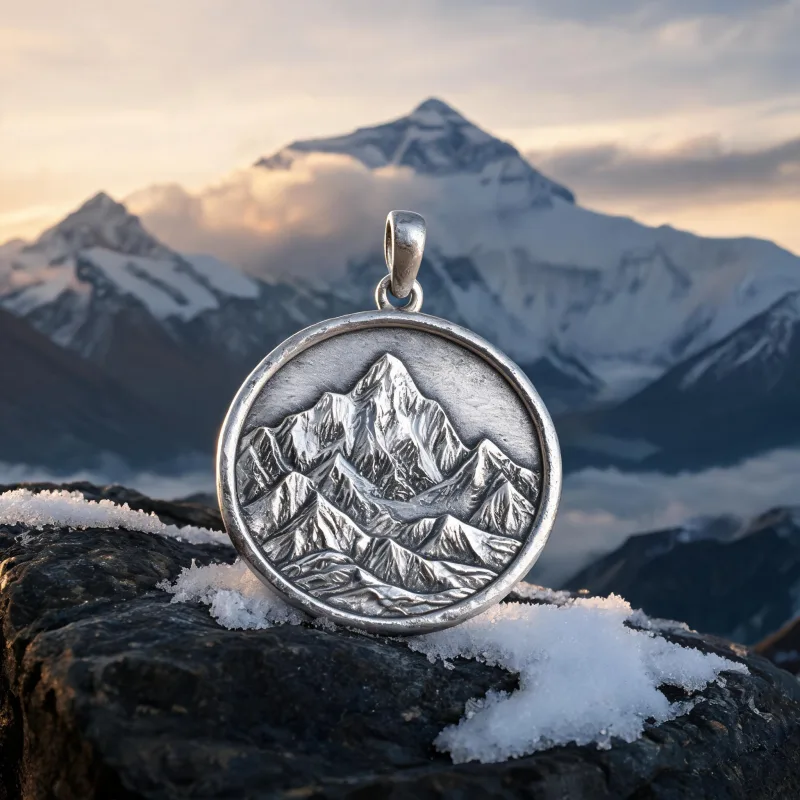 Heritage Preservation Talisman Chomolungma Hand Craft Courage Protection Pendant Gift
